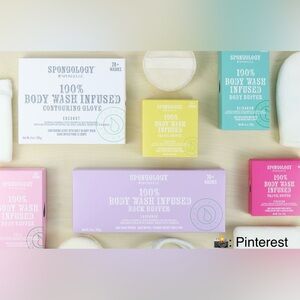 Spongology by Spongelle New In Box 100% Body Wash Infused Lavender Back Buffer